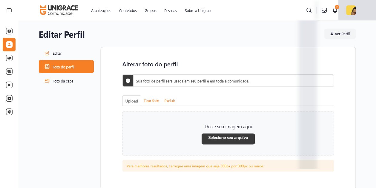 Alterar foto de perfil