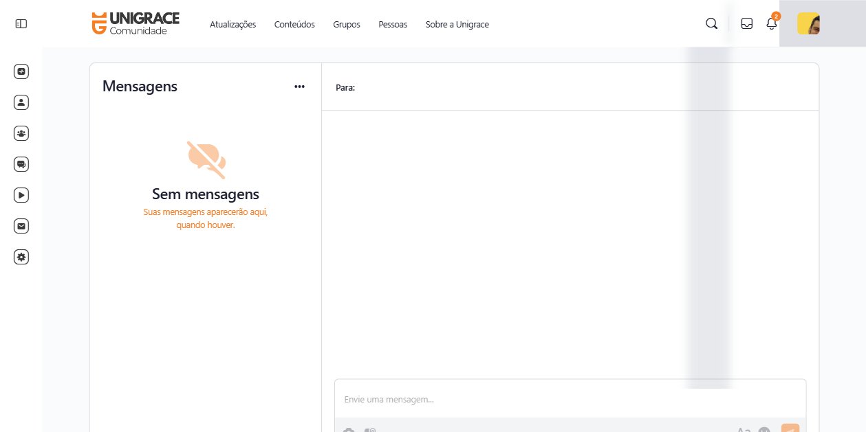 Enviar e receber mensagens